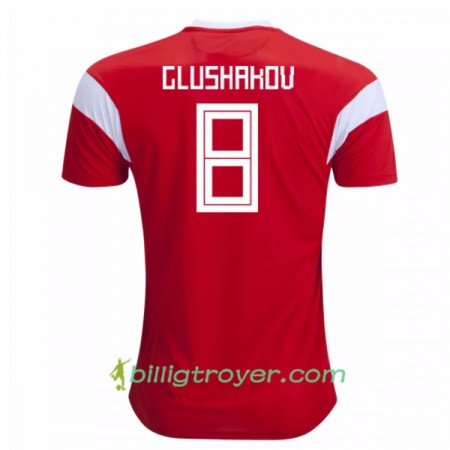 Billige Fotballdrakter Russland Glushakov 8 VM 2018 Hjemmedraktsett